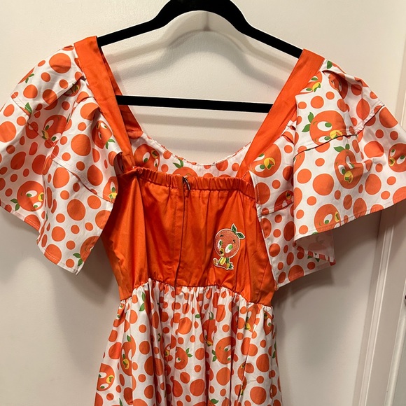 Disney Parks Collectible Little Orange Bird Dress with Custom Bell Sleeves NEW - Picture 6 of 9